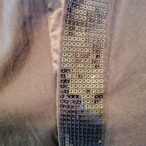 VERSACE COLLECTION TREND BLACK SEQUIN ACCENT SIZE 42(10) - Picture 4 of 8